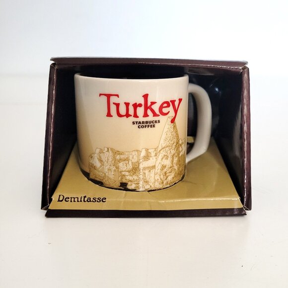 Starbucks Turkey Global Icon Collector Series Demitasse 3 oz Espresso Cup - NEW - Picture 1 of 2
